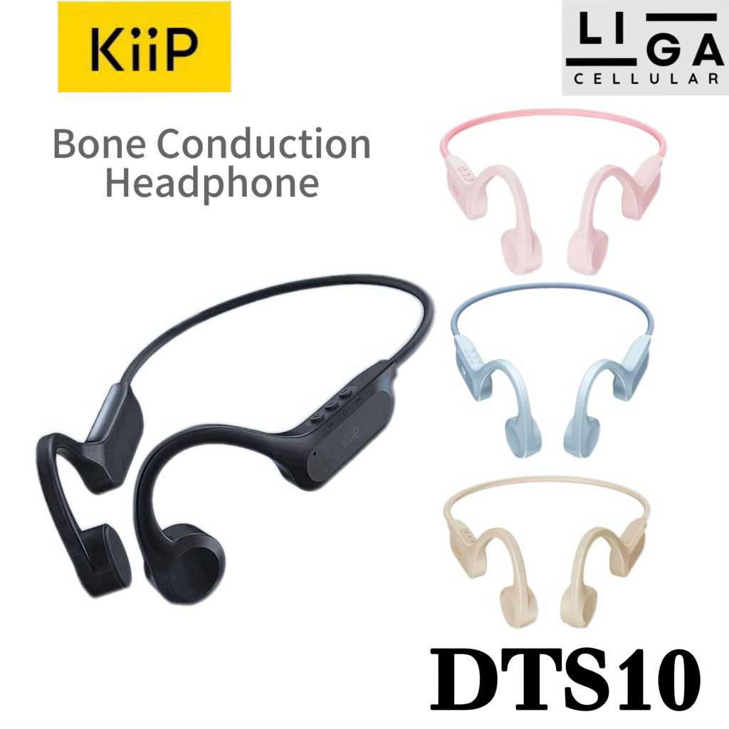 Jual KiiP DTS10 Wireless Headphone Bone Conduction Earphone