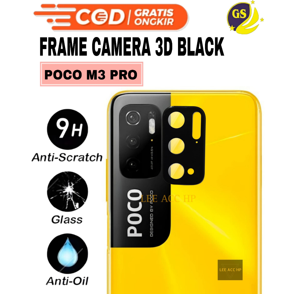 Jual FRAME CAMERA 3D BLACK UNTUK XIAOMI REDMI POCO C65 / POCO C71 4G ...