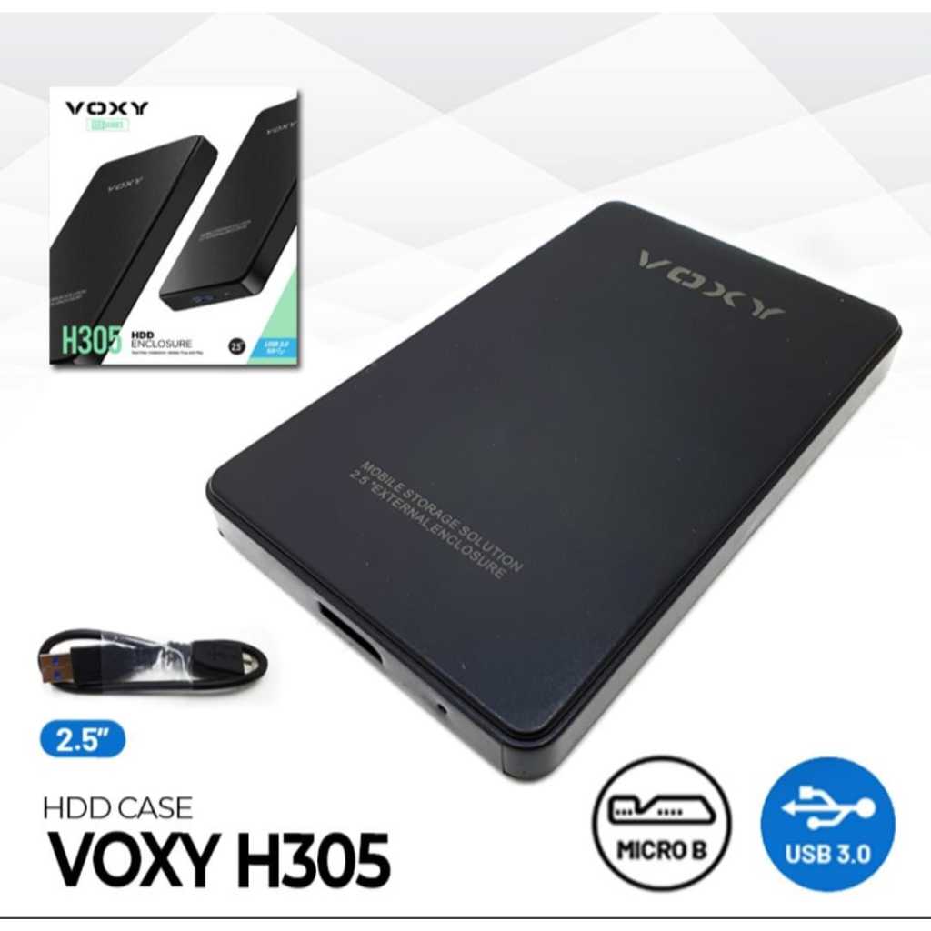 Jual casing hardisk eksternal voxy H305 HDD enclosure SATA USB 3.0 ...