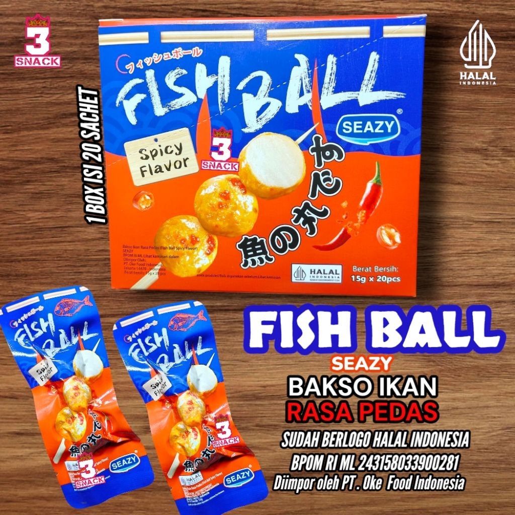 Jual 1 BOX FISH BALL BAKSO IKAN INSTANT ISI 20 SACHET | Shopee Indonesia