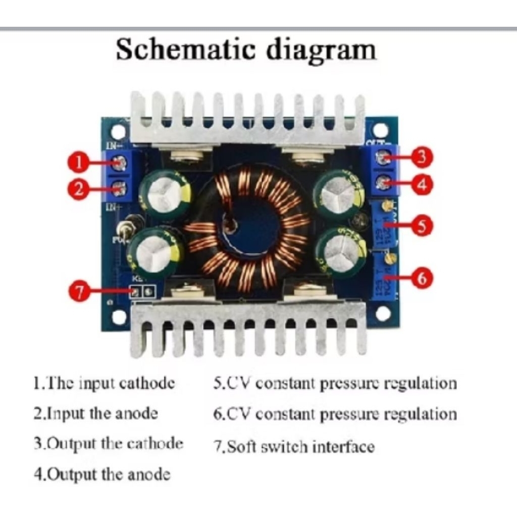 Jual Modul Step Up Down 8A CC-CV Auto Buck Boost Converter | Shopee ...