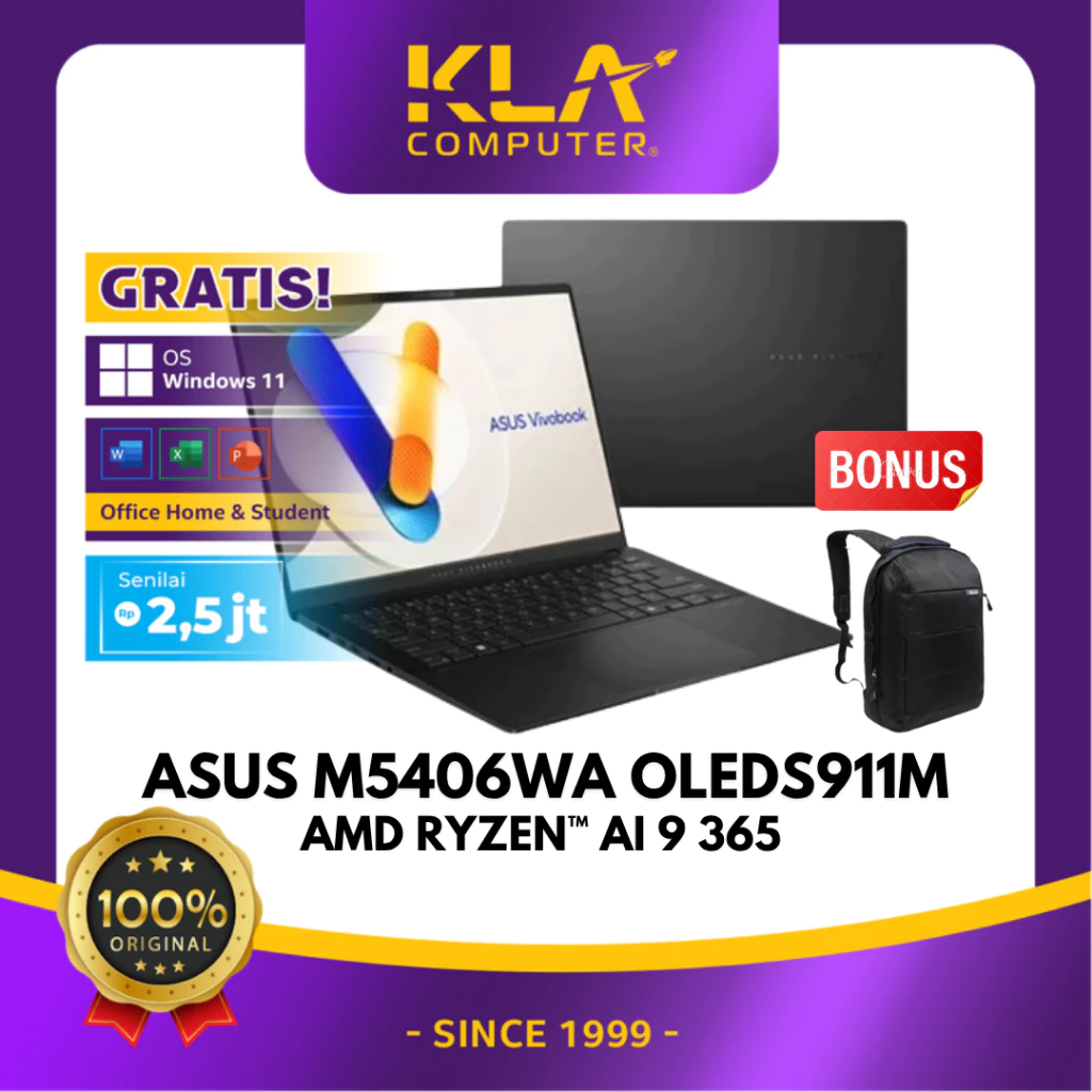 Asus Vivobook S 14 OLED M5406WA - Laptop Cerdas di era AI