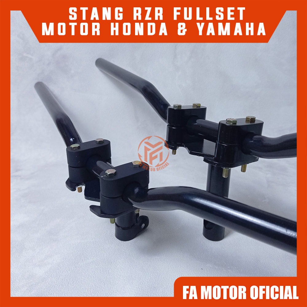 Jual STANG RZR FULLSET WARNA HITAM MOTOR HONDA DAN YAMAHA ROADRACE ...