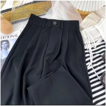 Celana Panjang Loose Pants Kulot Wanita Highwaist Outlet Shopee