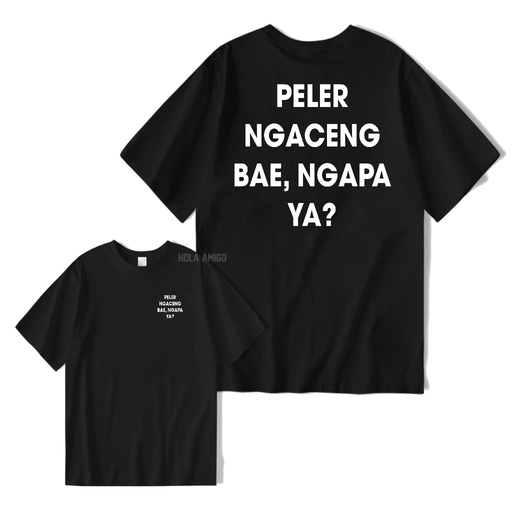 Jual Kaos Viral Pele*er Ngaceng Bae Ngapa ya? Baju Pria Tiktok Viral ...