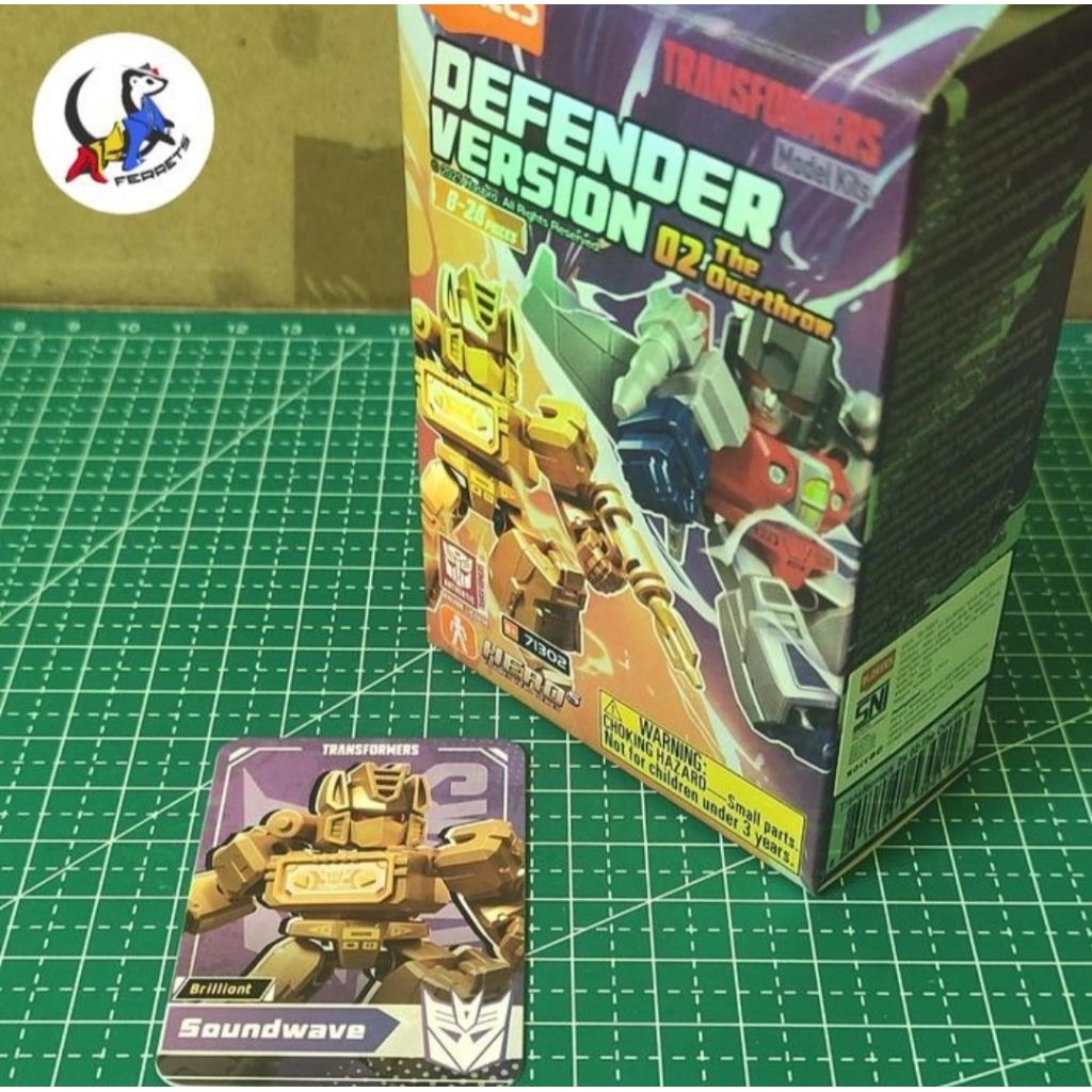 Jual BLOKEES TRANSFORMERS DEFENDER 02 BRILLIANT SOUNDWAVE | Shopee ...