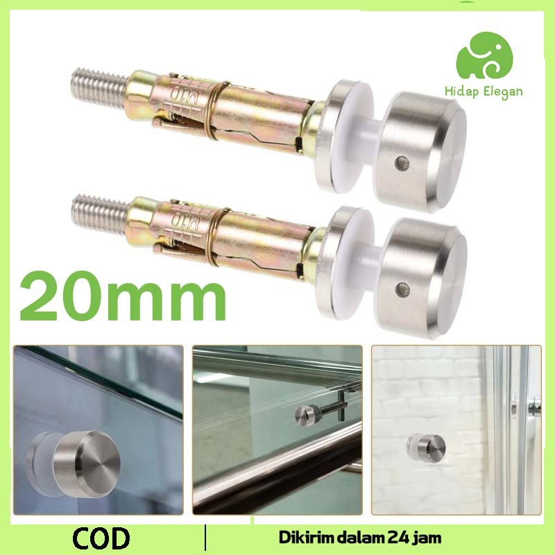 Jual Konektor Baut Railing Kaca Ke Tembok Pin Pada Stainless 304 ...