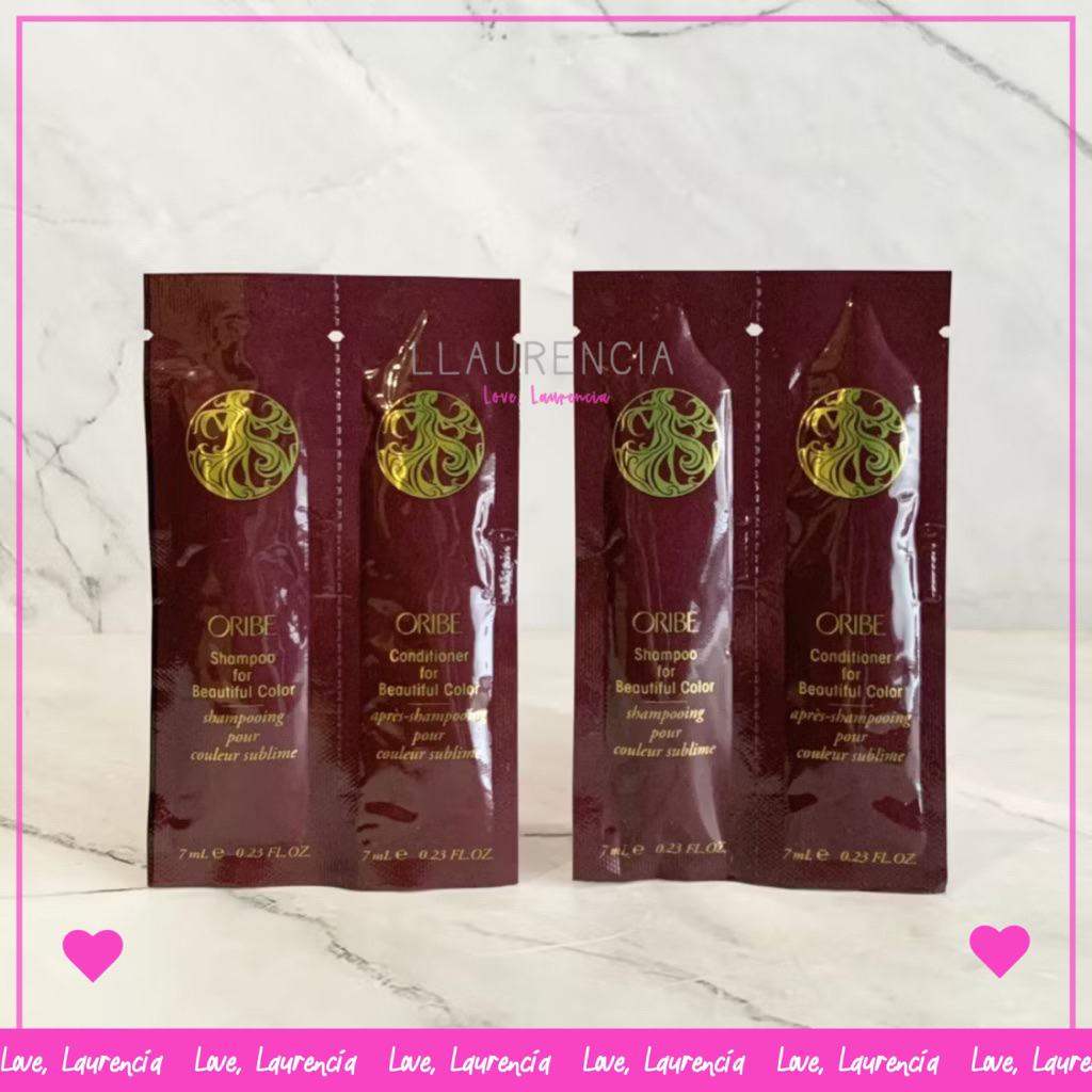 Jual Oribe Shampoo + Conditioner for Beautiful Color Sample Set ...