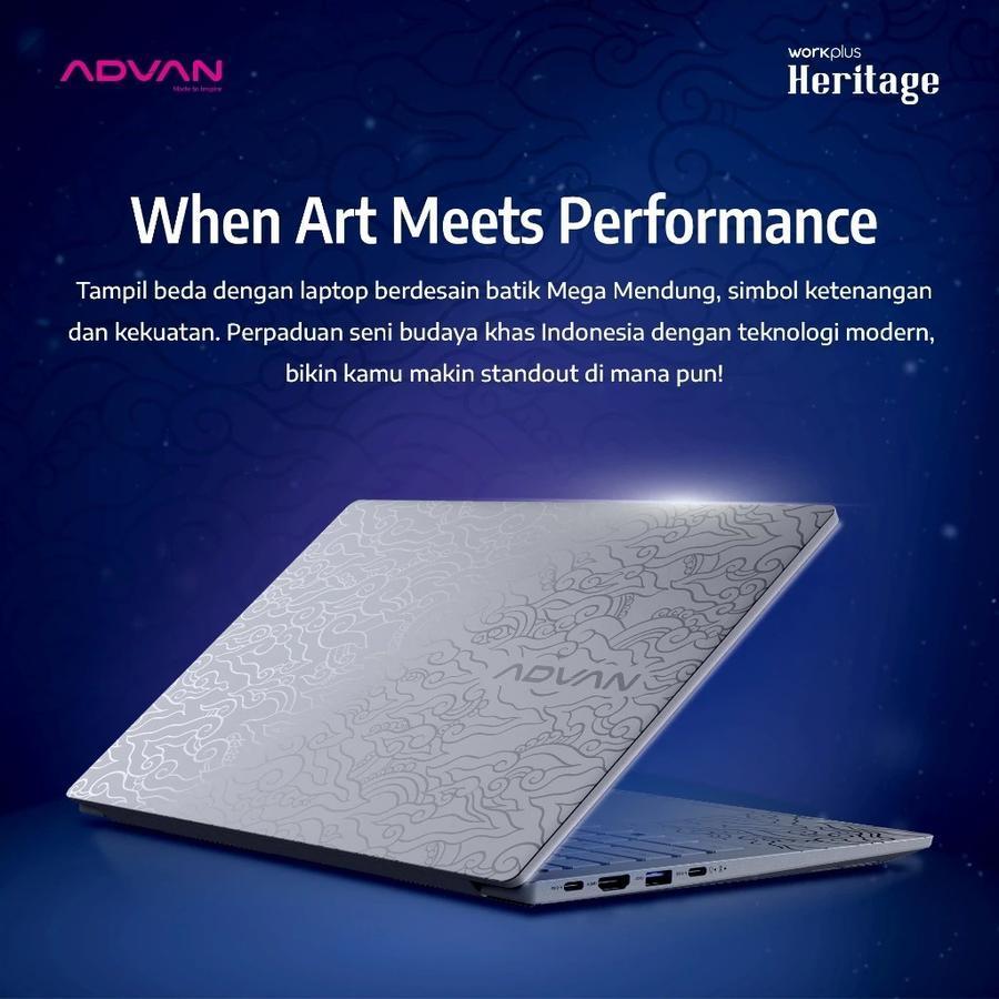 Jual Advan WorkPlus Heritage R5 7535HS 8GB 512 SSD W11 14