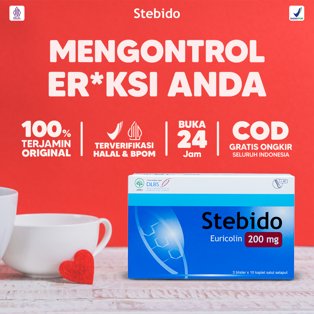 Jual 𝐃𝐈𝐒𝐓𝐑𝐈𝐁𝐔𝐓𝐎𝐑 Stebido 30 Kaplet 200 mg - Kontrol E reksi si Gatot ...