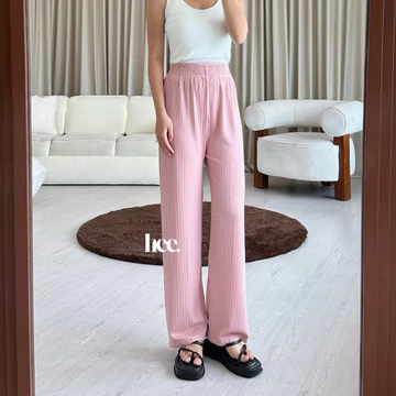 HEE Celana Kulot Knit Berkualitas Knit Pants Premium Long Cullotes Korean Loose Pants Trousers