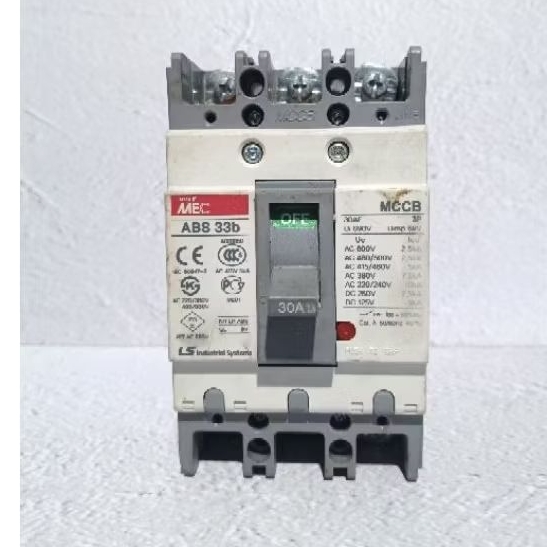 Jual Ls mccb breaker meta mec ABS 33b 30a original | Shopee Indonesia