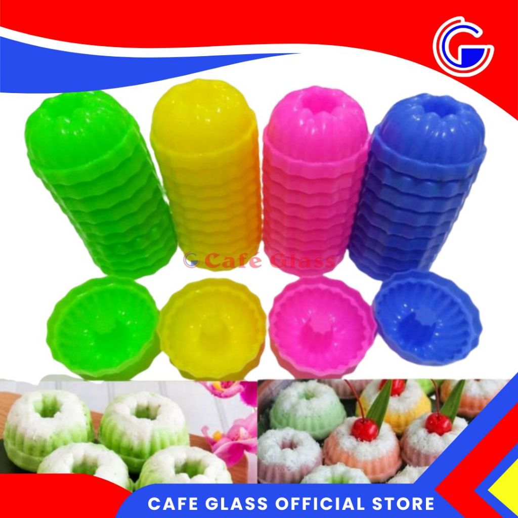 Cetakan Kue I Cetakan Putu Ayu Bulat Isi 3 Lusin I Cetakan Pudding I Cetakan Bolu Ketan Hitam