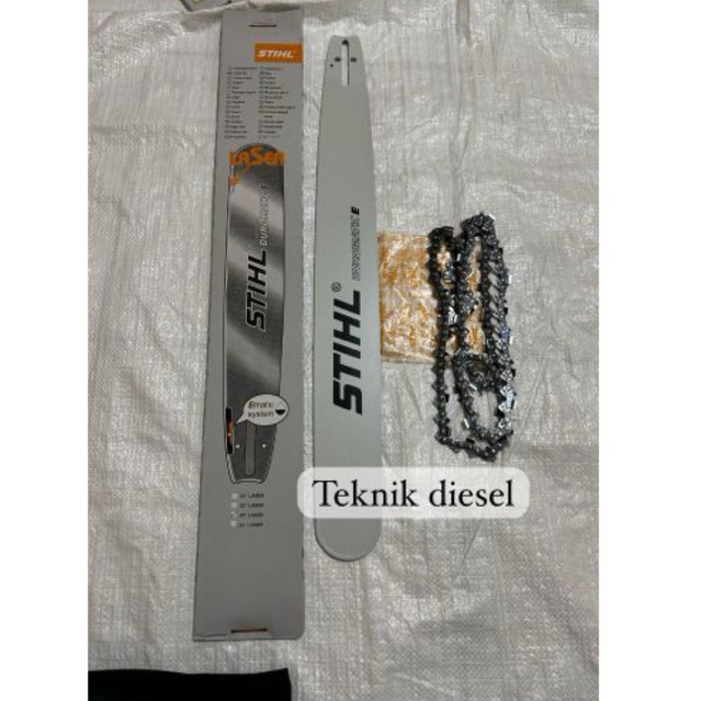 Jual MURAH !! COMBO HEMAT GUIDE BAR 1 SET DENGAN RANTAI 180 16 INCH ...