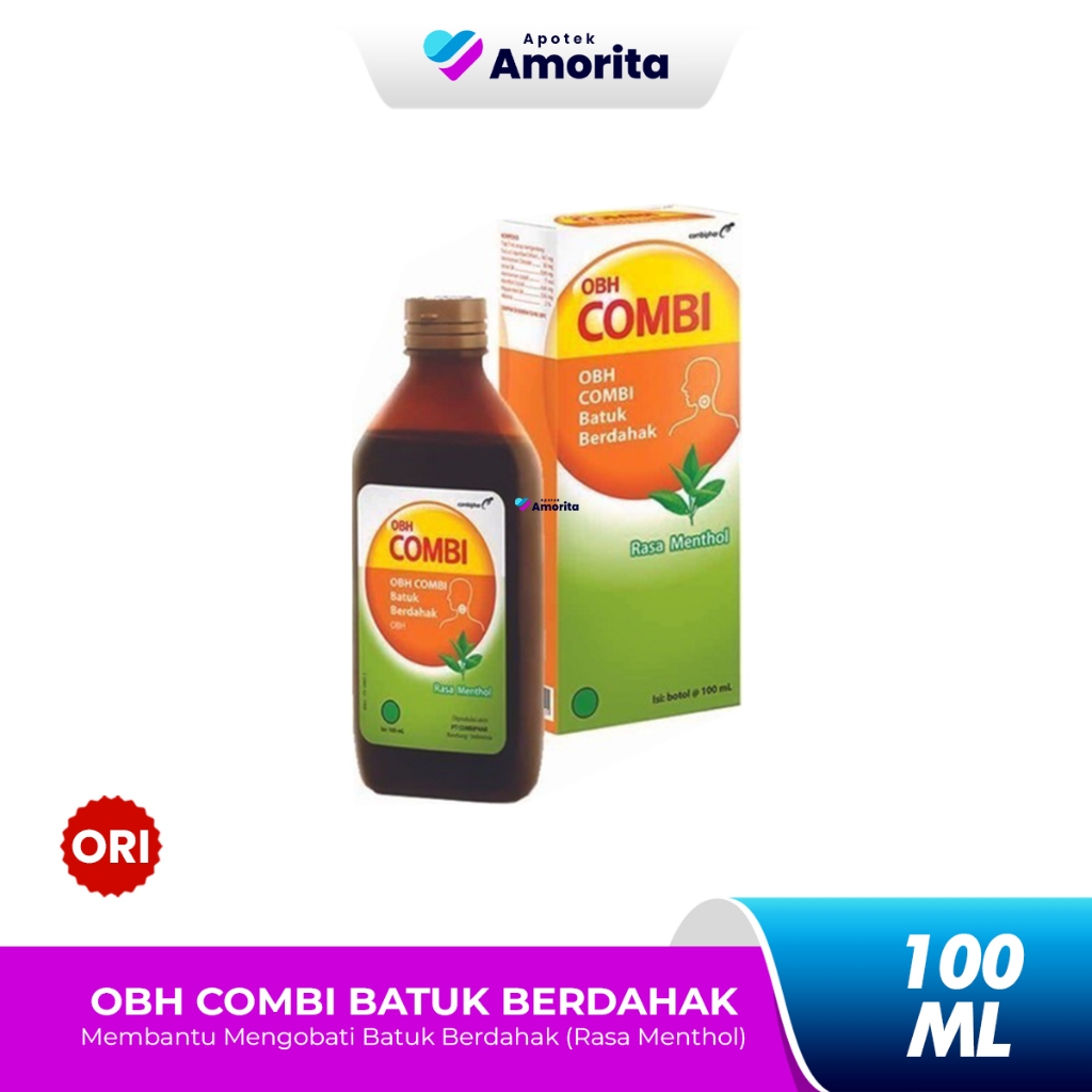 Jual OBH Combi Sirup Batuk Berdahak Rasa Menthol 100ml | Shopee Indonesia