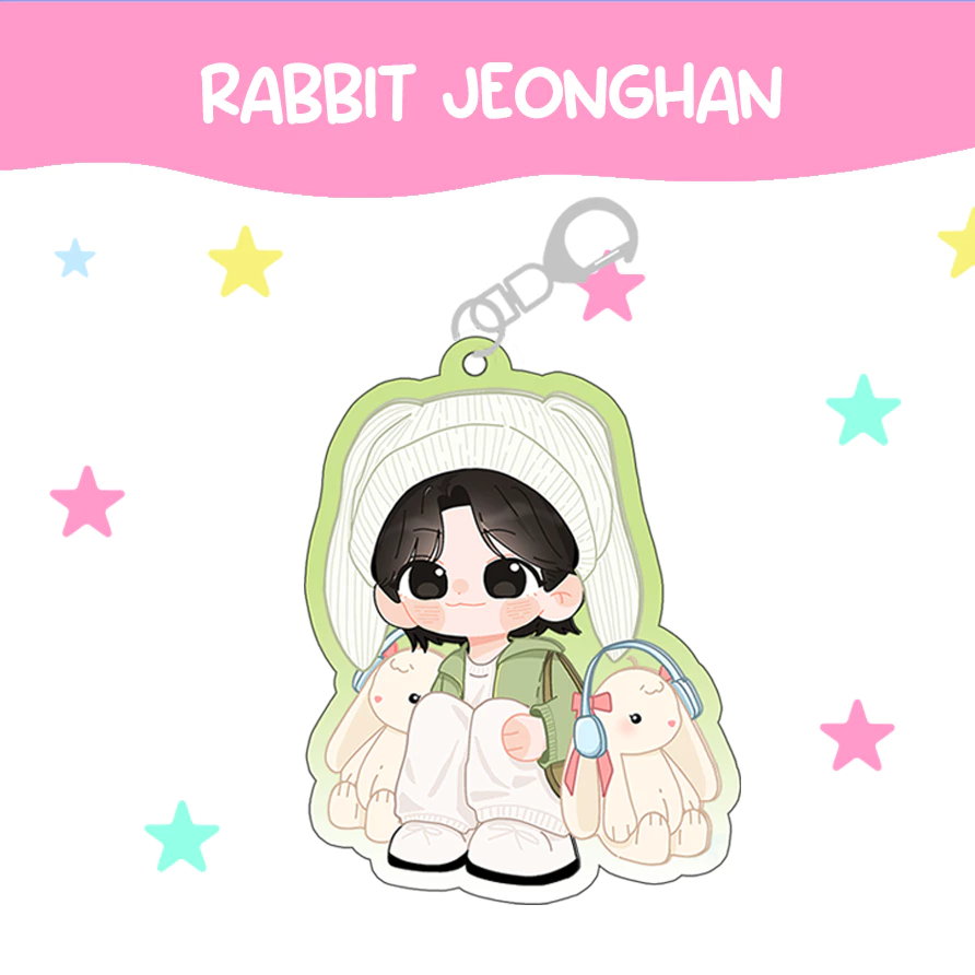 Jual JEONGHAN RABBIT SEVENTEEN KEYCHAIN BUNNY | Shopee Indonesia
