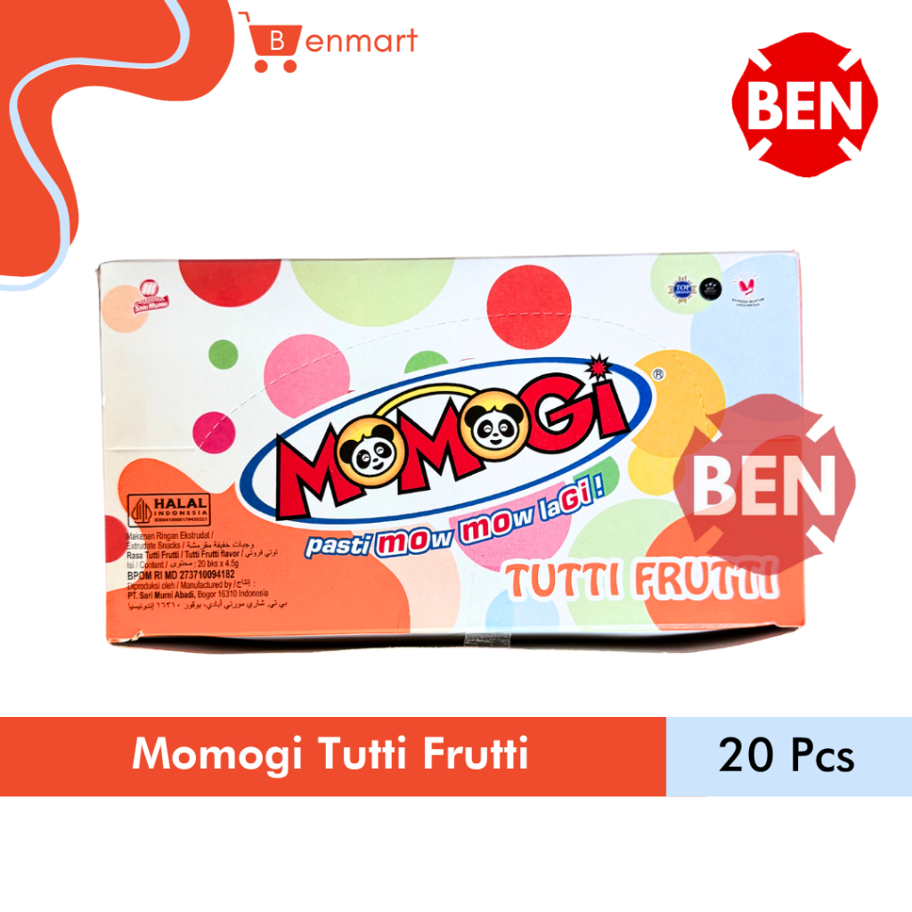 Jual Momogi Stick TUTTI FRUTTI 1 Box 20 Pcs Tuti Fruti Buah Dus Karton