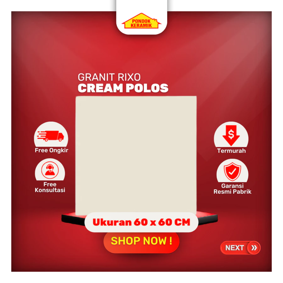 Granit Rixo 60x60 Cream Polos / Granit Cream Polos