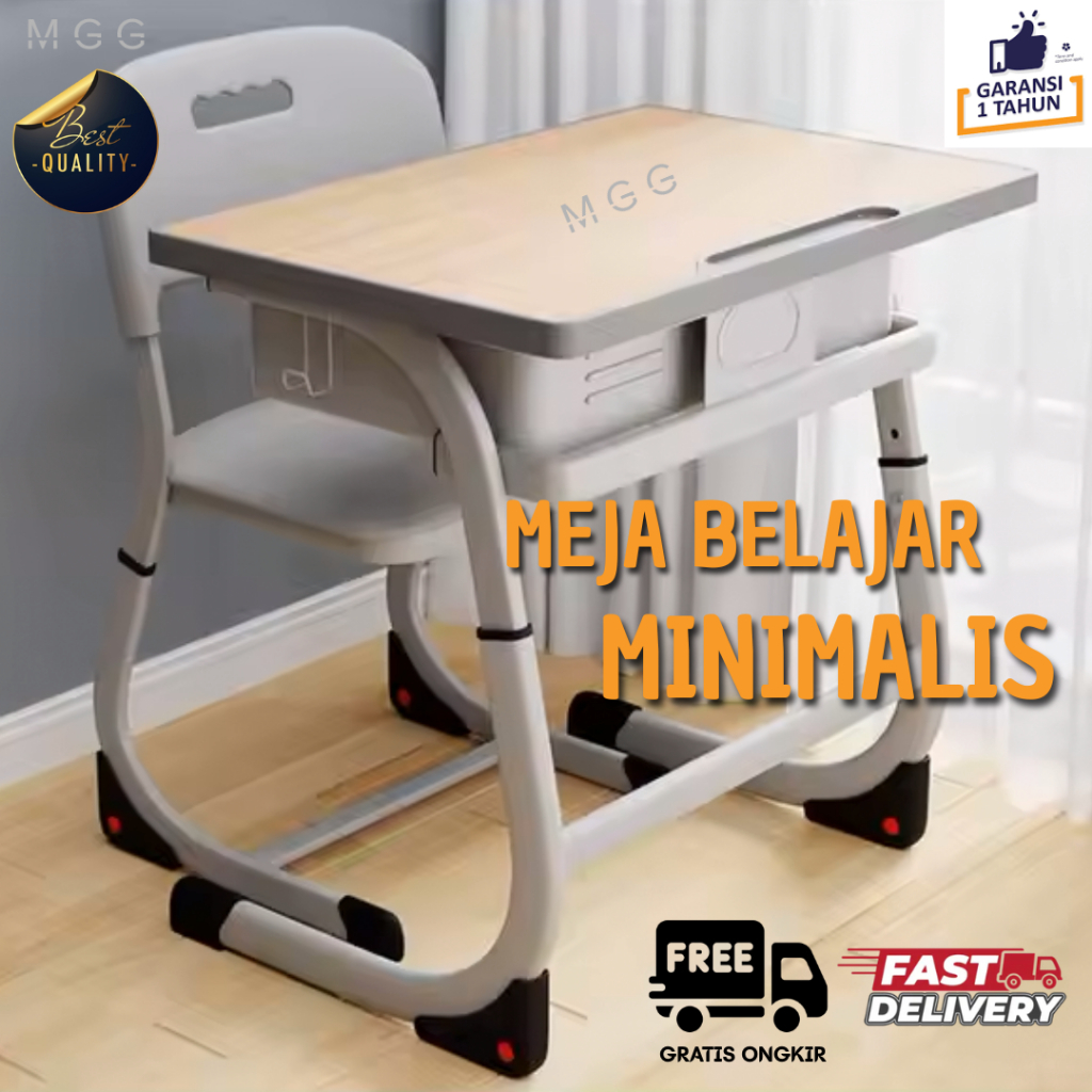 Jual Set Meja Belajar Anak Meja Tulis Meja Sekolah Meja Kuliah Set Meja ...