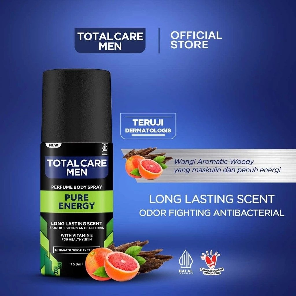 Jual Total Care Men Perfume Body Spray 150ml | Shopee Indonesia