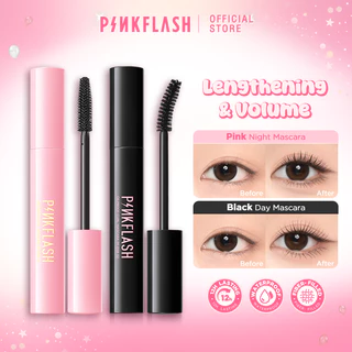 PINKFLASH Curl Volume Tahan air  Tahan lama Mascara