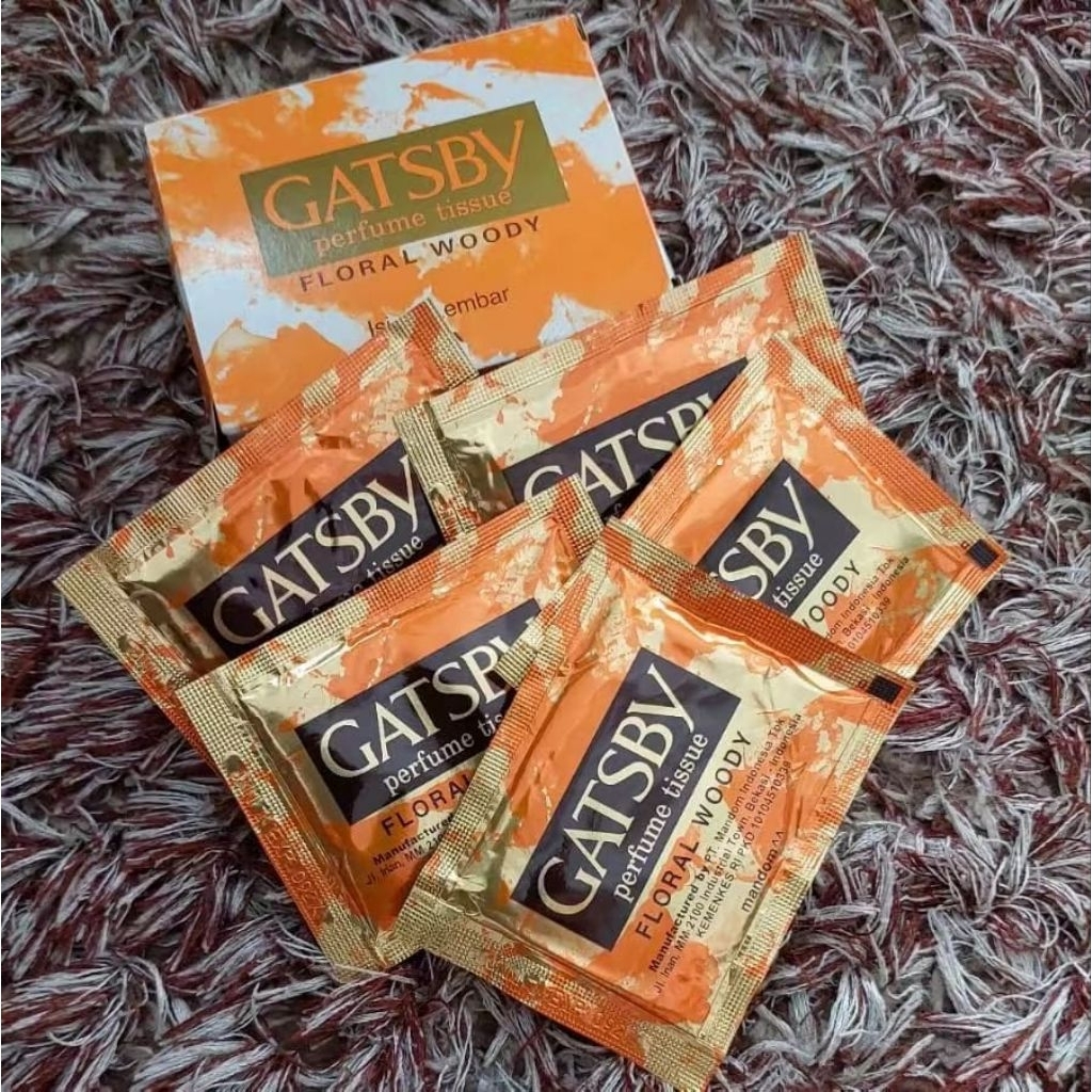 Jual Gatsby Perfume Tissue Floral Woody isi 5 lembar | Shopee Indonesia