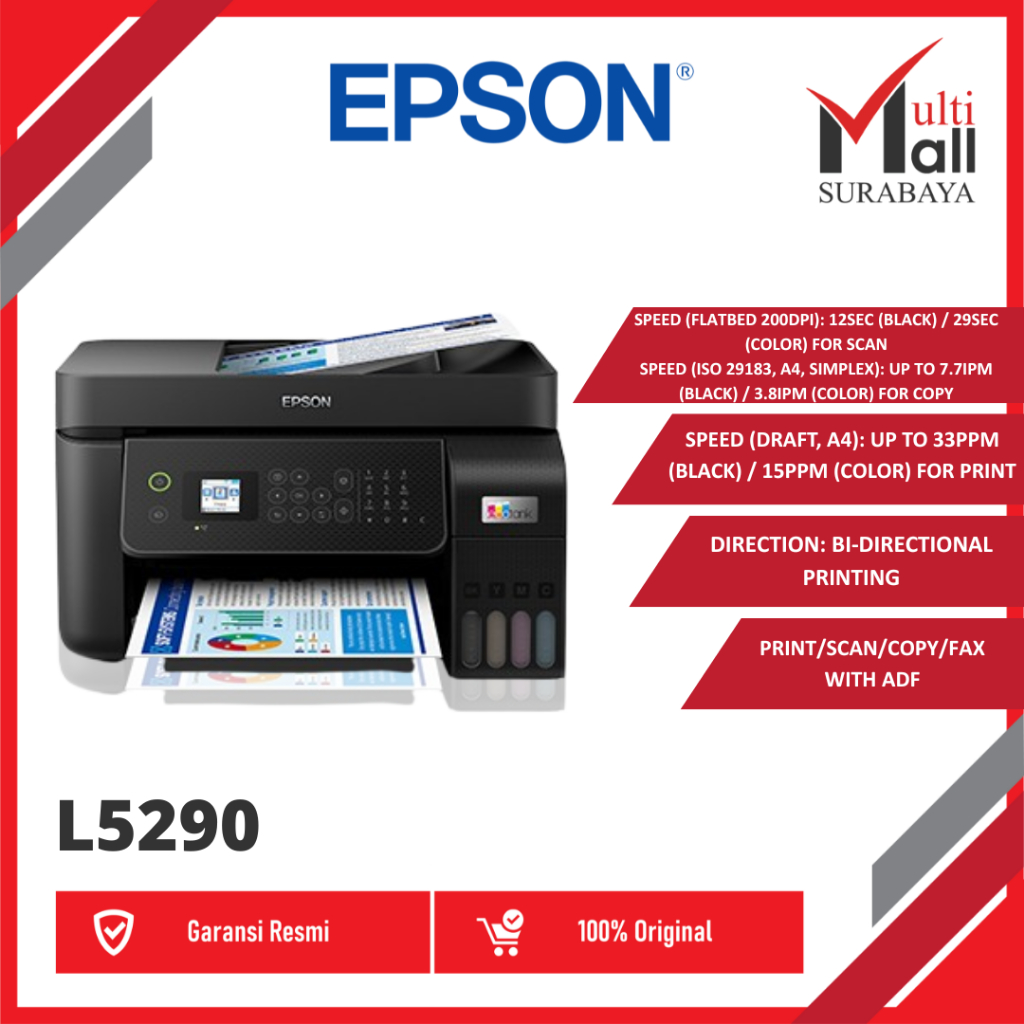 Jual Epson L5290 Terlengkap & Harga Terbaru Juli 2026 | Shopee Indonesia