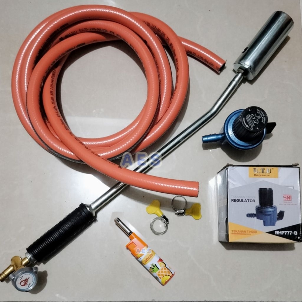 Jual Kompor Tembak / Kompor Tikus Komplit Regulator UTU Shopee