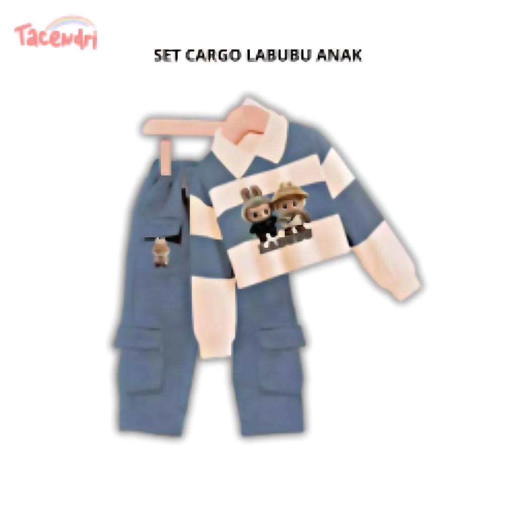 Jual COD SETELAN LABUBU ANAK PEREMPUAN VIRAL/KARGO CROP ANAK LABUBU ...