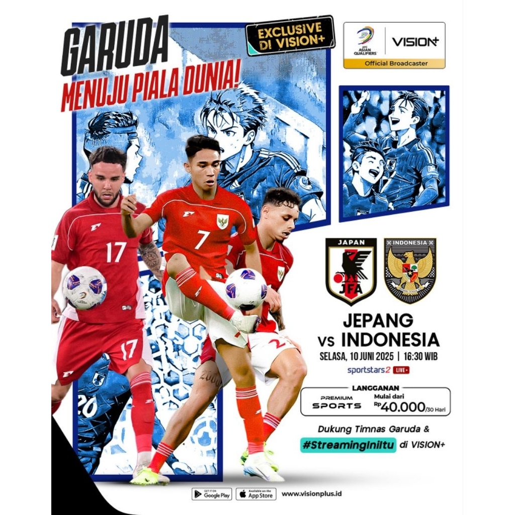 Jual (BUAT NONTON TIMNAS) VISION+ PREMIUM SPORT & RCTI+ SPORT | Shopee ...