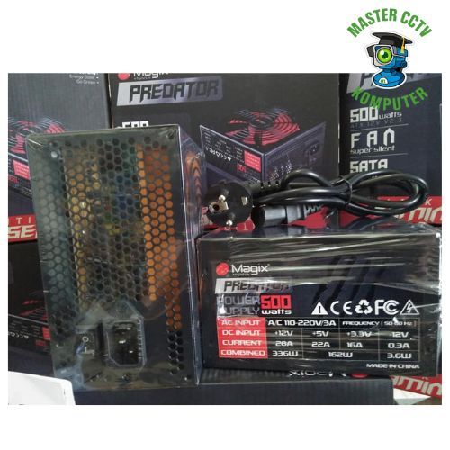 Jual Power Supply PC PSU 500w - Fan 12cm Predator Magix | Shopee Indonesia