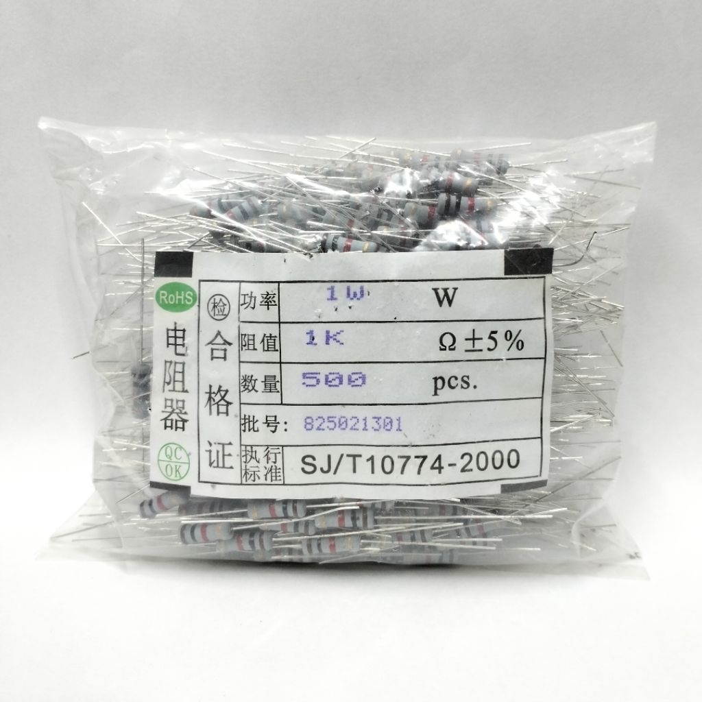 Jual Resistor 1Watt K (500Pcs) | Shopee Indonesia