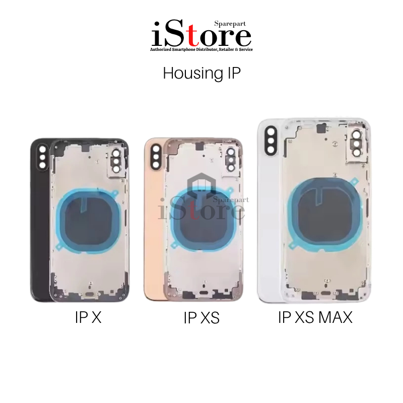 Jual iStore Sparepart Housing IP X / IP XS / IP XSMAX Casing Belakang ...