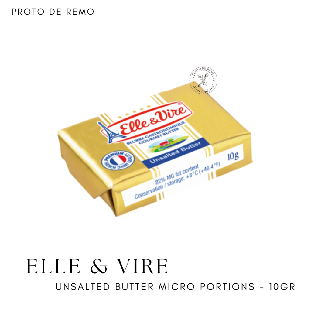 Jual Elle & Vire Butter Unsalted Micro Portions - 10GR | Shopee Indonesia