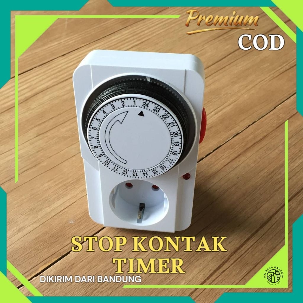 Jual TG-14A Stop Kontak Timer Analog Otomatis 24 Jam Colokan Listrik ...