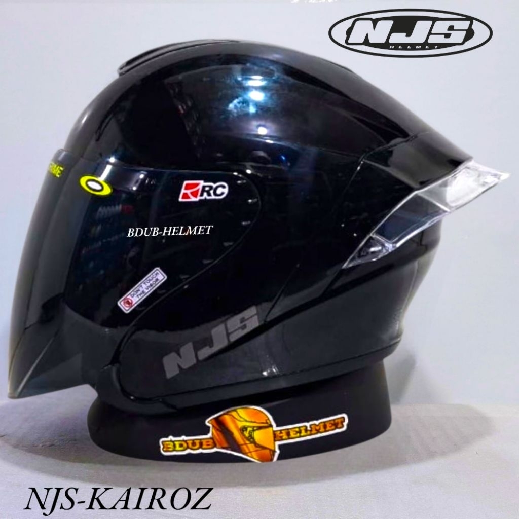 Helm NJS Kairoz White paket ganteng 100% Original NJS