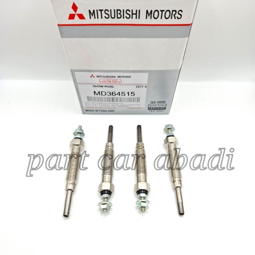 Jual Busi Pemanas Pijar Glow Plug Heater 1Set/4Pc Mitsubishi L300 L200 ...