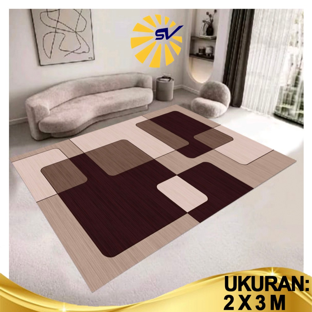 (SV) Karpet Lantai Eropa Polyester (Uk 1,8 x 1,2M & 1,6 x 1,2M)