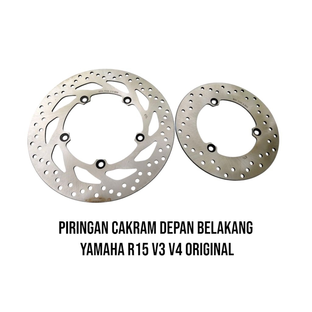 Jual Piringan cakram Depan belakang Yamaha R15 V3 V4 original | Shopee ...