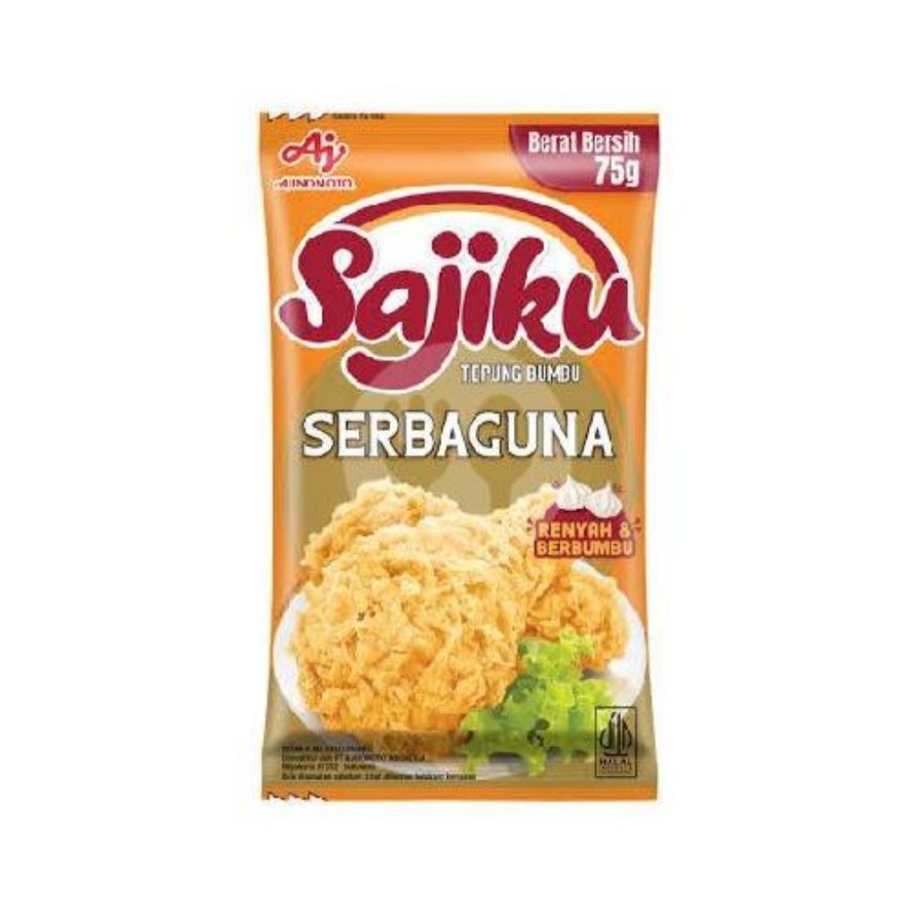 Jual 1 Renceng Tepung Bumbu Sajiku Serbaguna kemasan 75gram | Shopee ...