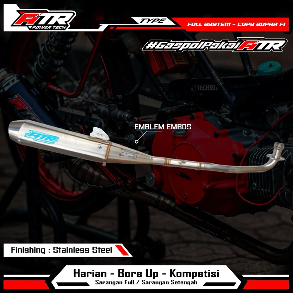 Jual knalpot ATR RACING -type COPY SUPRA FI pnp astrea grand - by ATR ...