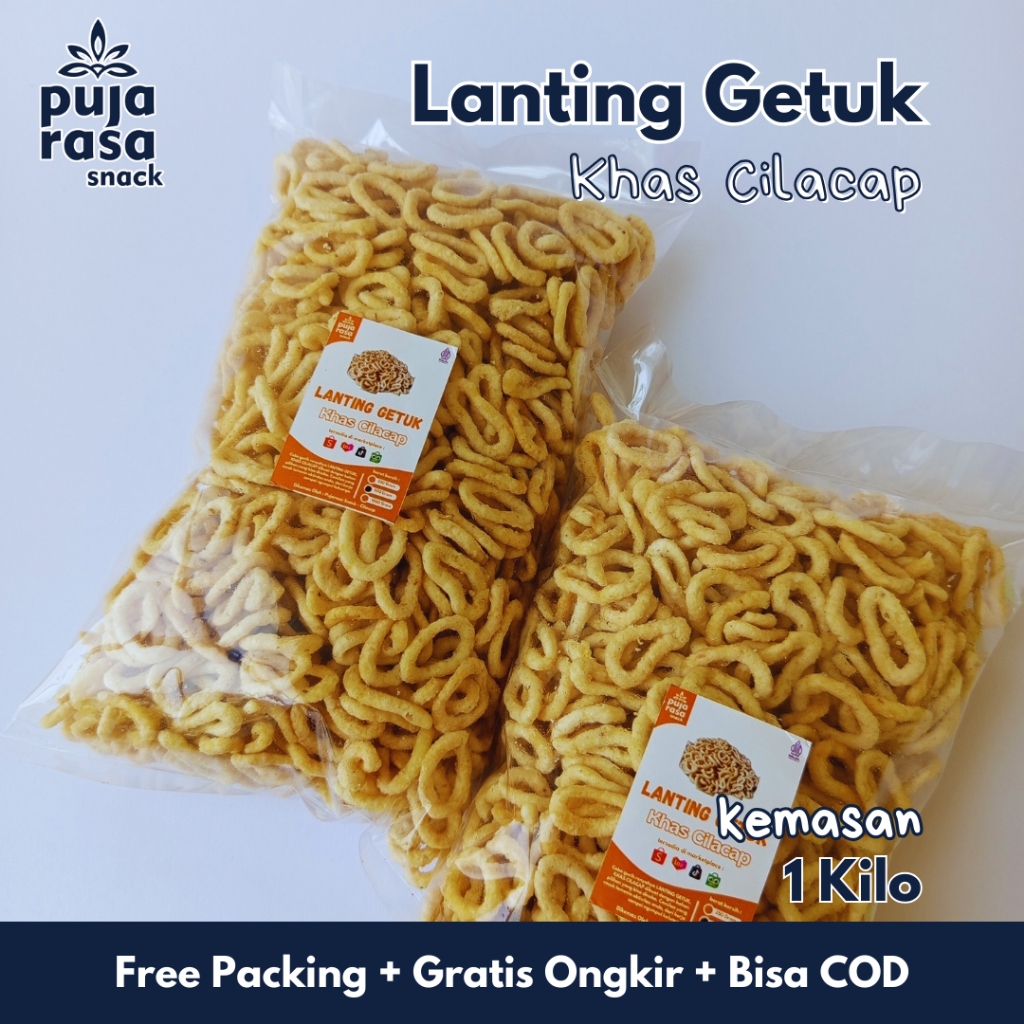 Jual LANTING KLANTING GETUK KHAS CILACAP RASA ORIGINAL ENAK RENYAH 1 KG ...
