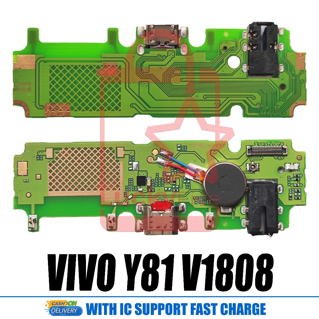 Jual Papan Cas Vivo Y81 38 pin Tipe 1808 Konektor Full iC Plus Vibrate ...