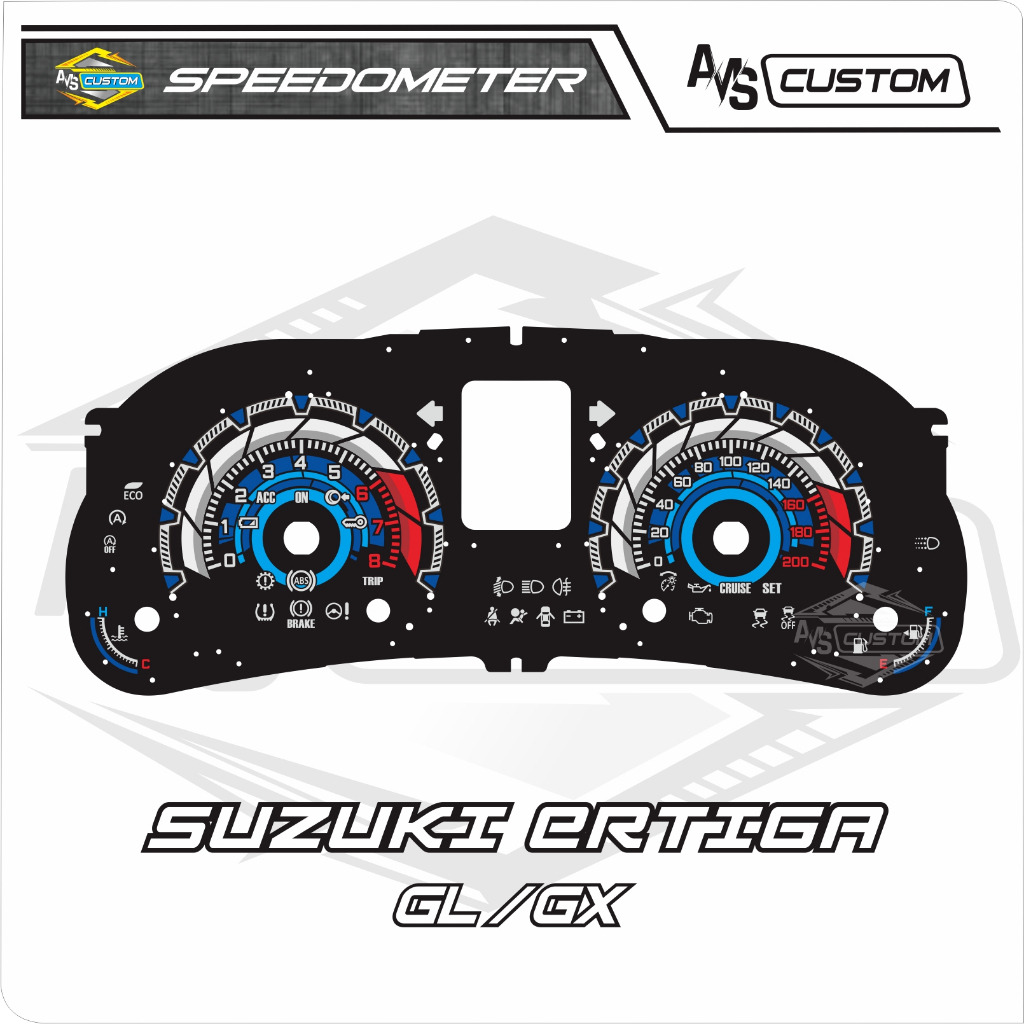 Jual speedometer SUZUKI ERTIGA GL GX papan panel variasi custom keren ...