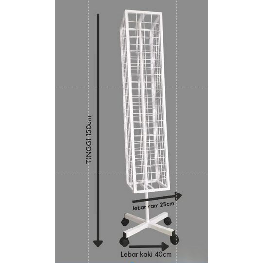Jual DISPLAY RAM PUTAR TINGGI 150 | Shopee Indonesia
