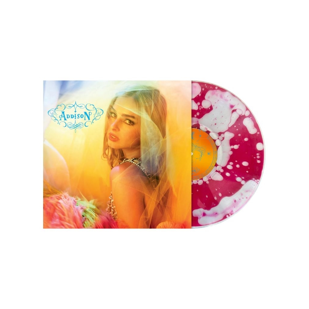 Jual Addison Rae - Addison Blood Records Pink Sparkle Liquid LP Vinyl ...