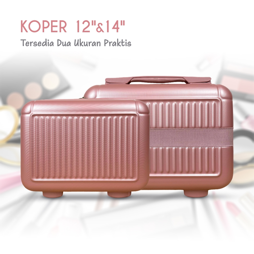 Jual [Clearance] Koper 12 Inch Beauty Case Box Kosmetik Tempat Tas Make ...