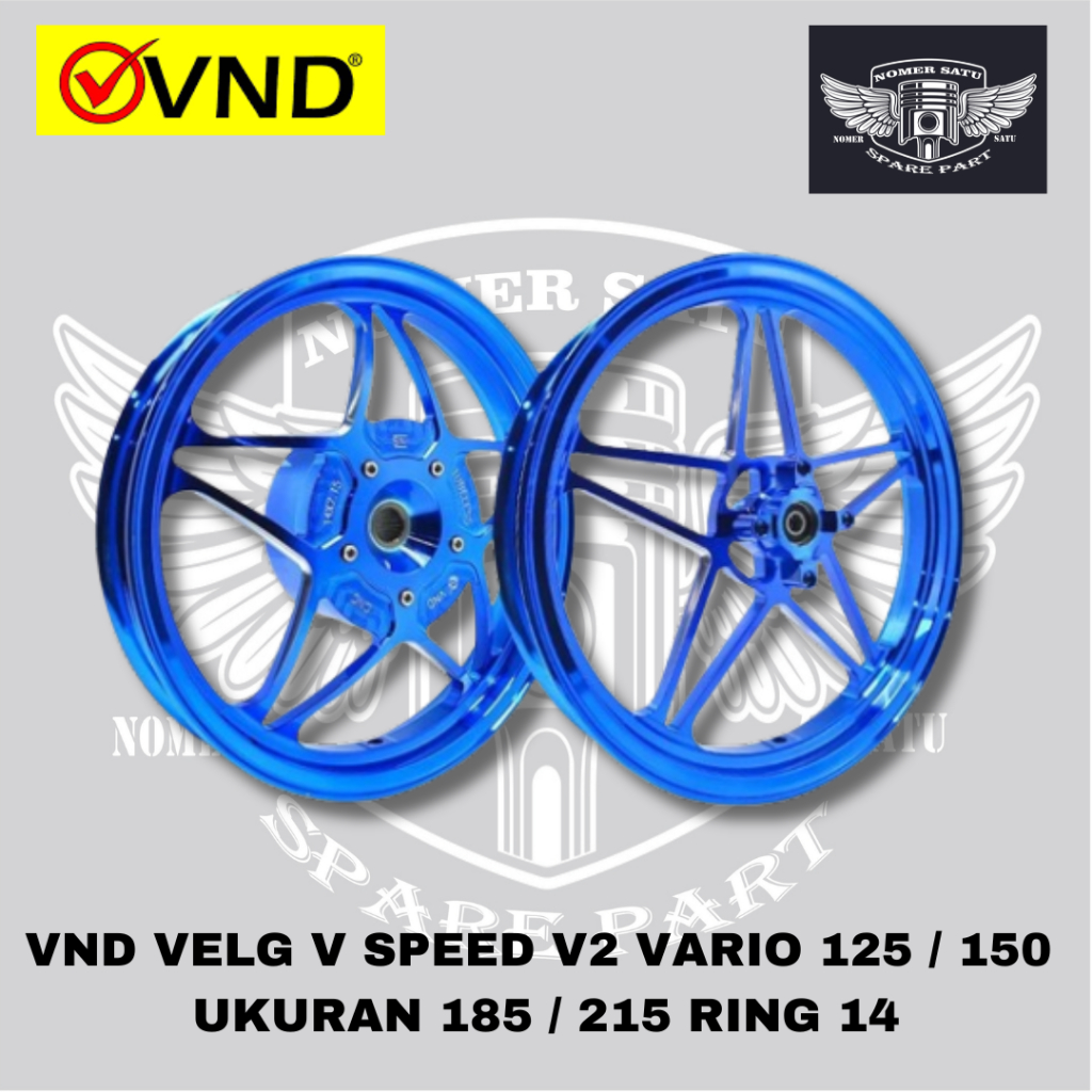 Jual VND RACING VELG V SPEED V2 VARIO 125 VARIO 150 UKURAN 185 215 RING ...