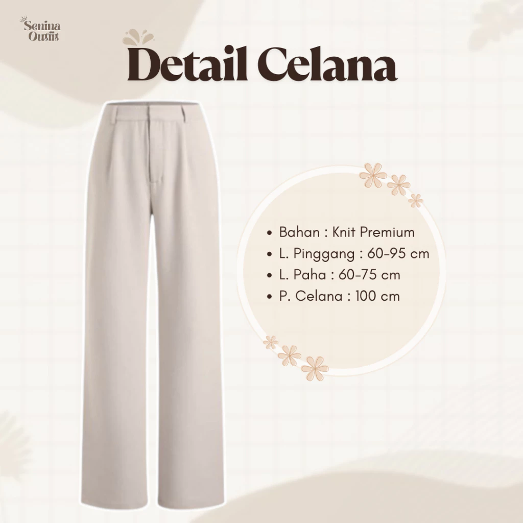 Foto 5 One Set Setelan Wanita Kekinian ( Atasan Rajut - Celana - Jilbab ) OOTD Outfit Cewek - SO69 | 008