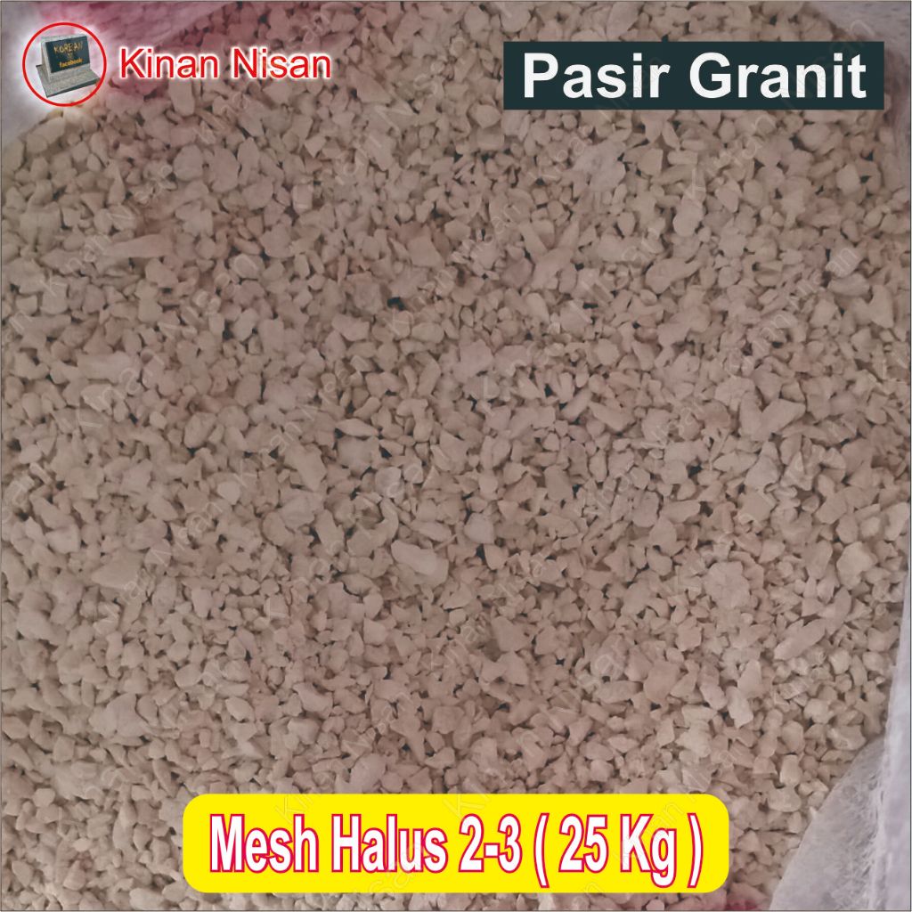 Jual Pasir Granit Mesh Halus 2-3 (25 Kg) | Shopee Indonesia